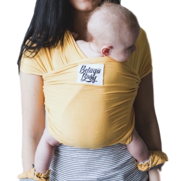 yellow baby wrap